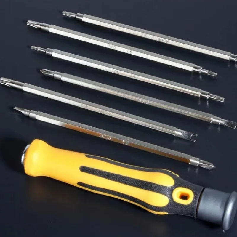 12-in-1 Screwdriver Set, Household Multifunctional Triangle Y-Shaped U-shaped Screwdriver, Phillips Small Screwdriver