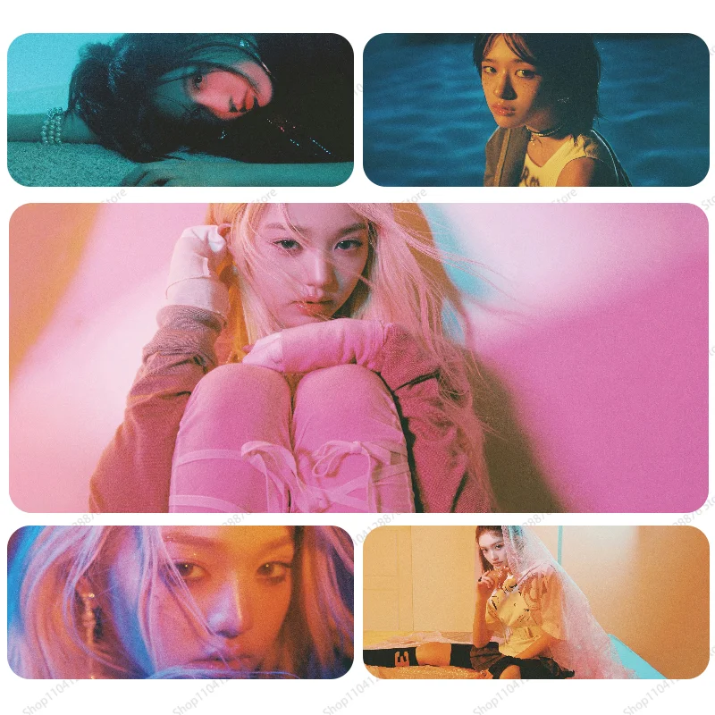 Kpop IVE Ablum Either Way Mousepad Gaming Mouse pad Gamer Pc Accessories Deskmat Keyboard Mat Desk Protector Mause Pads