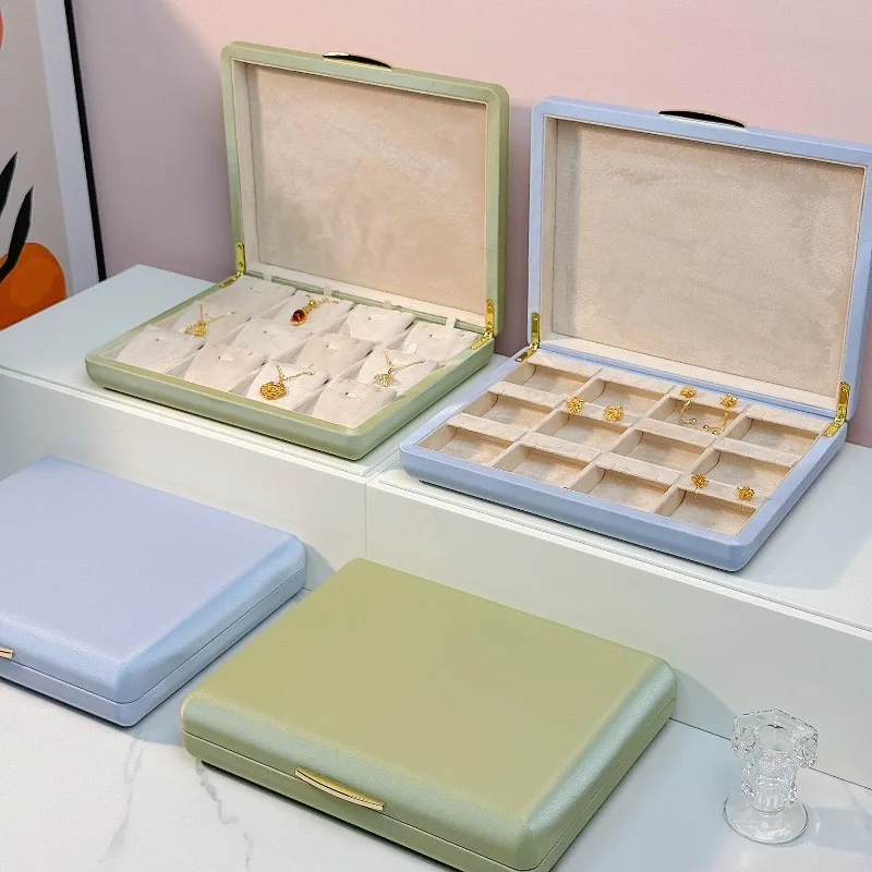 Metal Clasp Jewelry Storage Box Display Set Gift Box for Rings Necklaces Bracelets Earrings and Accessories Ideal for Product