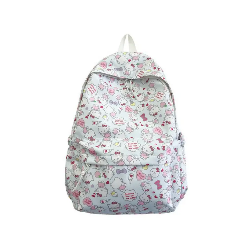 Lovely hello kitty Backpack Cartoon Schoolbag for Girls Boys Kids Knapsack Unisex Travel Laptop Rucksack Bookbag