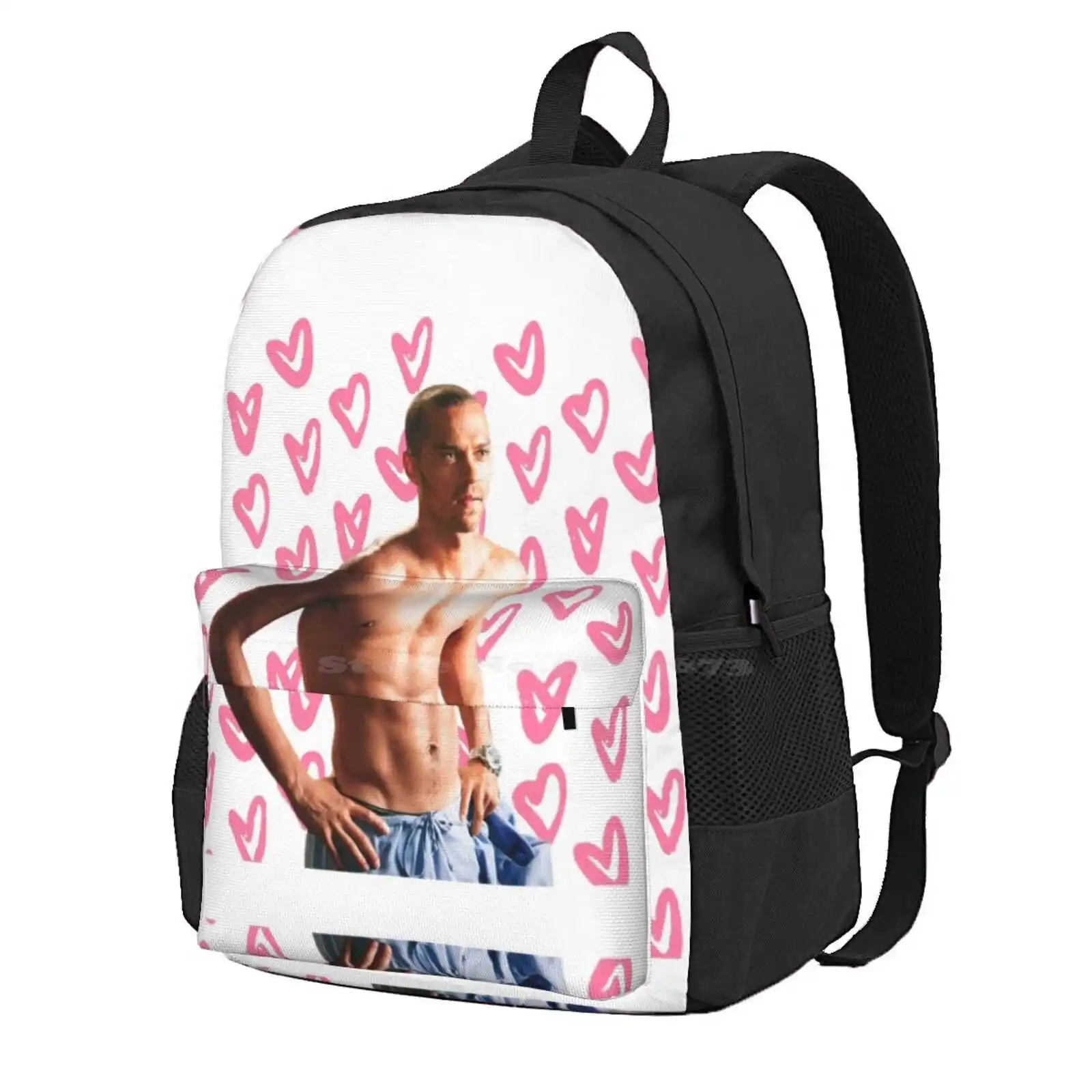 

Avery (Jesse Williams) Hot Sale Schoolbag Backpack Fashion Bags Gen Z Alt Iconic Dreamy Steamy Straight Fyp Doctors Avery