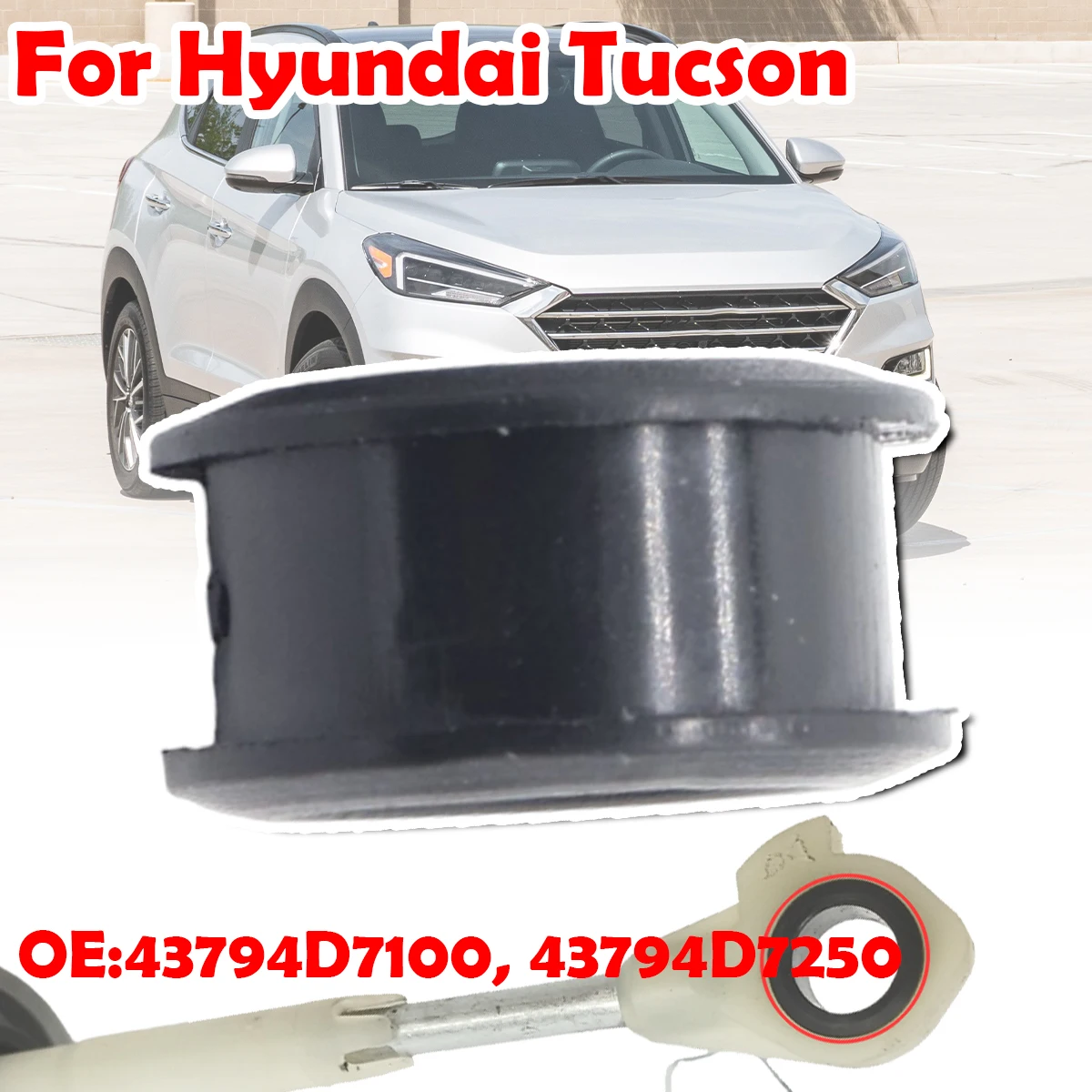 

For Hyundai Tucson TL TLE Gear Shifter Cable Linkage Bushing Sleeve Both Ends Grommet Fix Durability Car Accessories 43794D7100
