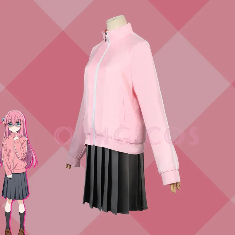 

Костюм для косплея Yiyi Gotoh Hitori BOCCHI THE ROCK! Карнавальная форма для взрослых, парик, аниме, костюмы на Хэллоуин, женская игра