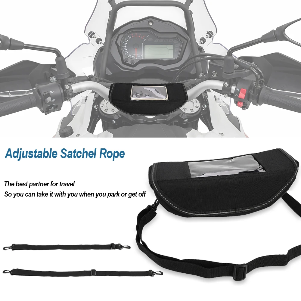 

For BMW R1250GS Trophy R1200GS F850GS F750GS F900XR F900R F700GS F800GS Waterproof Handlebar Bag Navigation Travel Tool Bag