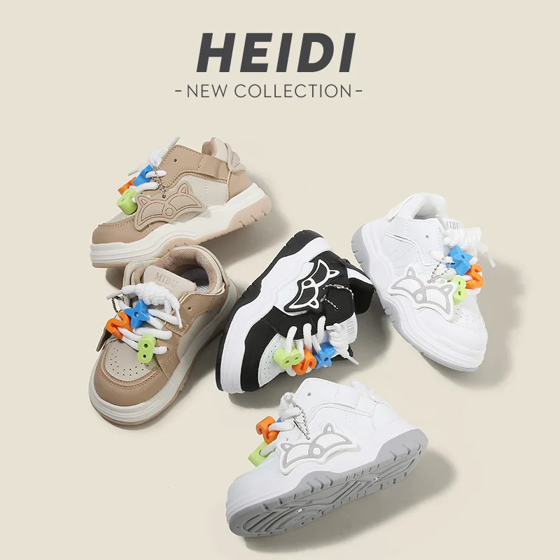 

Fashion Versatile Girls' Shoes 2025 Autumn New Kids Sneakers Soft Soles Anti Slip Boys Shoes Comfort Simple Girl Casual Shoe