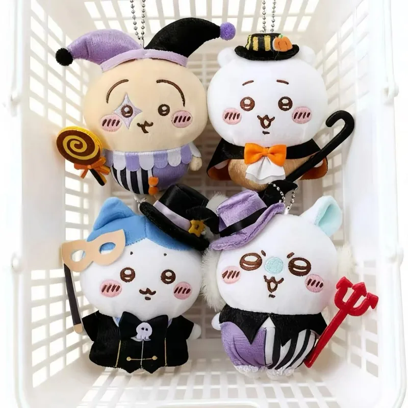 

Anime Chiikawa Hachiware Usach Halloween Only Fantasy Circus Series Plush Doll Japanese Keychain New Style Creativity Good Looks