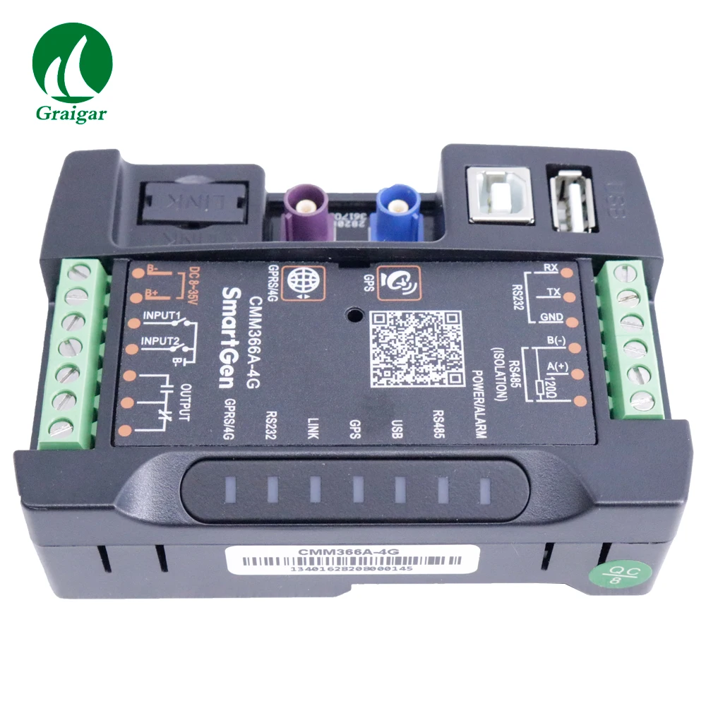 Smartgen CMM366A-4G 4G GPRS Wireless Network Communication Protocol Switch Module Cloud Monitoring Generator Parts Accessories
