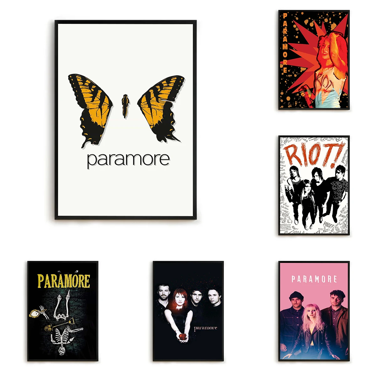 

Paramore Band Poster Canvas Wall Art Mural Home Living Room Decoration Bedroom Decorations Bathroom Decor Decorative Picture