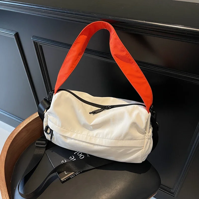 

Универсальные швейные нитки на молнии, женские сумки на плечо, дорожные сумки через плечо для женщин, новинка 2025, молодежный нейлон, большая вместимость