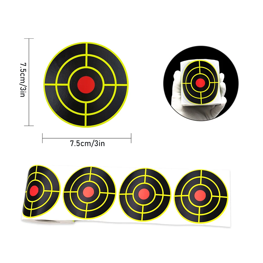 Self Adhesive Target Spots For HuntingS Instants Feedback With Bright Neon-splatter. Tacticals Training - view 3