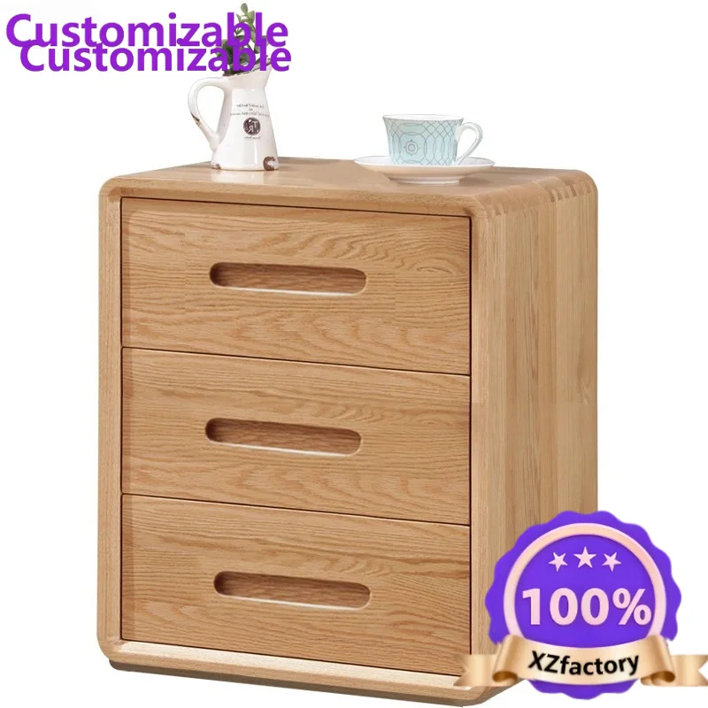 Factory Direct 2026 Top Comodino senza gambe per piccolo appartamento minimalista in legno massello YXY