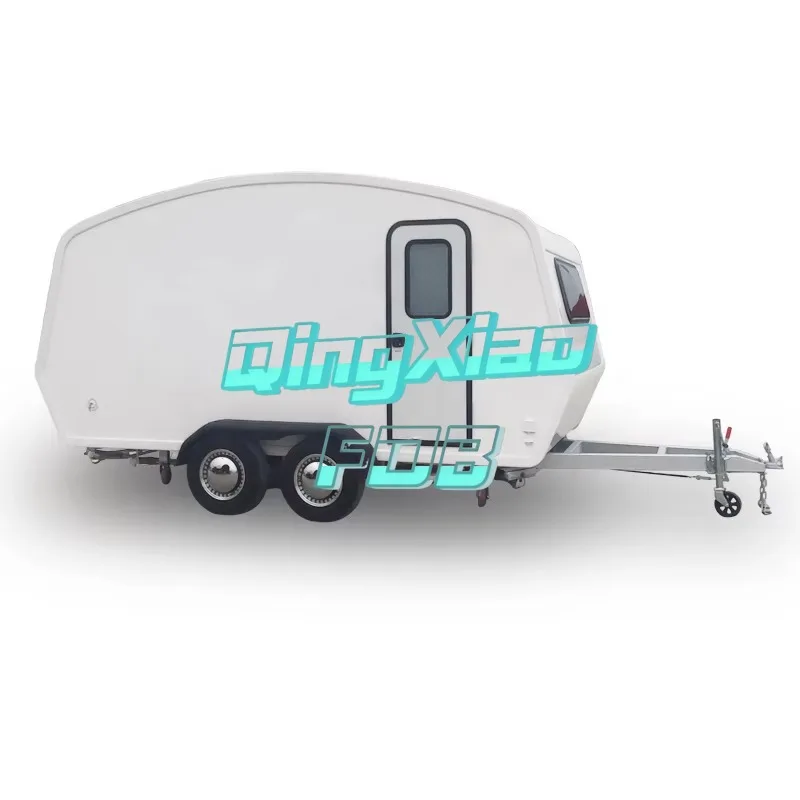 Original Fiberglass Mobile Fast Food Truck Lightweight High Quality  Easy Maintain  Outdoor Use FOB China 220V CE Certified 2026