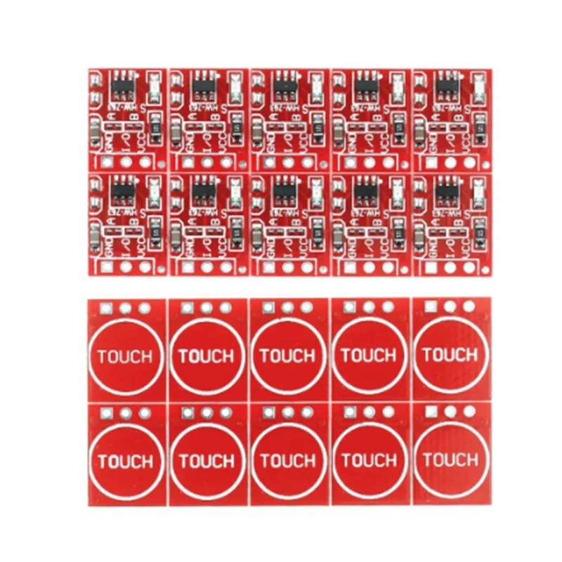 20/50/100PCS TTP223 Módulo de sensor de botón de interruptor táctil capacitivo autobloqueo para Arduino