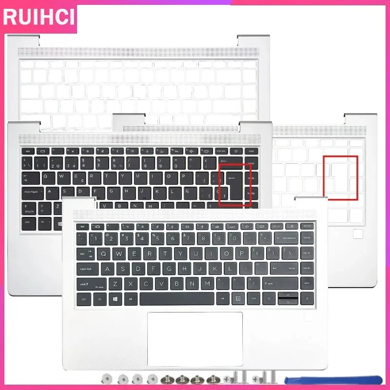 

New For HP Elitebook 630 640 650 G8 G9 G10 Laptop US Keyboard Laptops Palmrest Top Case with Backlight Keyboard Case