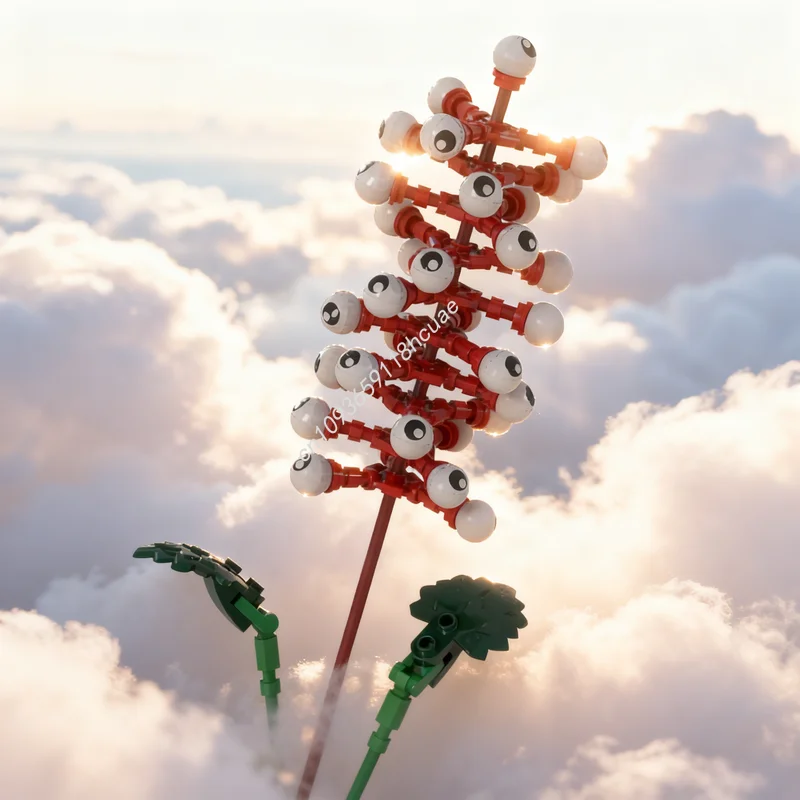 

113 шт. кукла MOC S глаз ботаническая модель строительные блоки архитектура Рождественский подарок DIY творческая идея образовательная игрушка детский кирпич