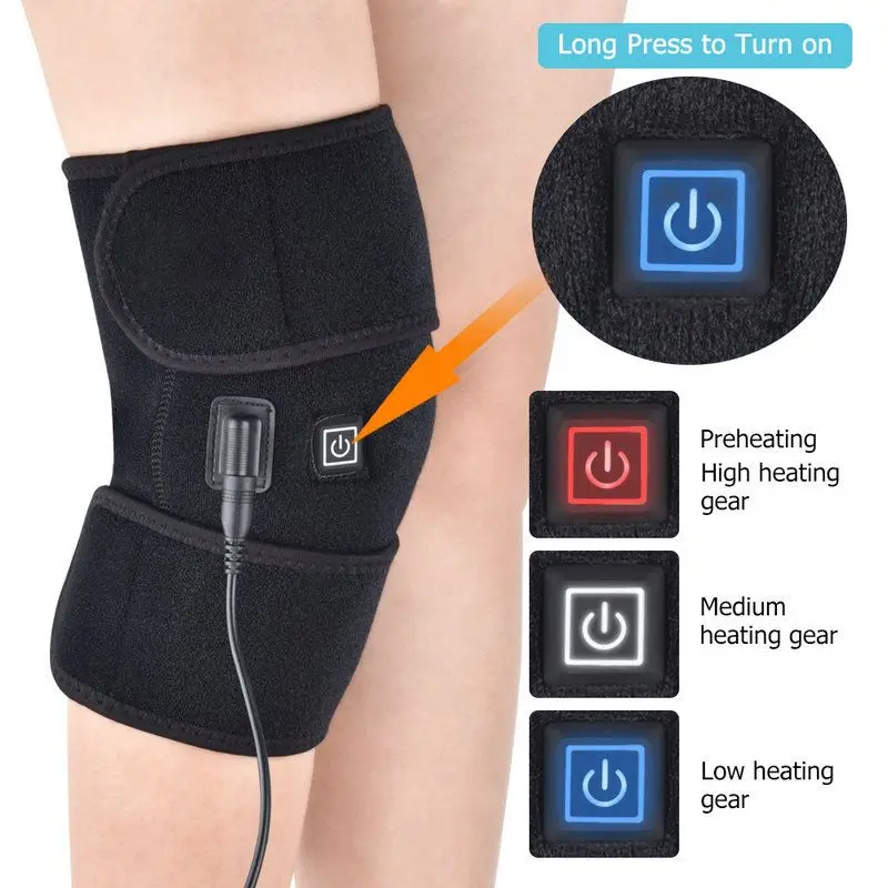 

Treatment of Knees Massager Electric Knee Temperature Massage Heat Brace Infrared Heating the Pain Relief Therapy Muscle Joint