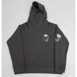 Men's Hoodies 2024 Number Nine Skull Embroidered Zipper Coat Damaged Worn Out Hoodie WY919