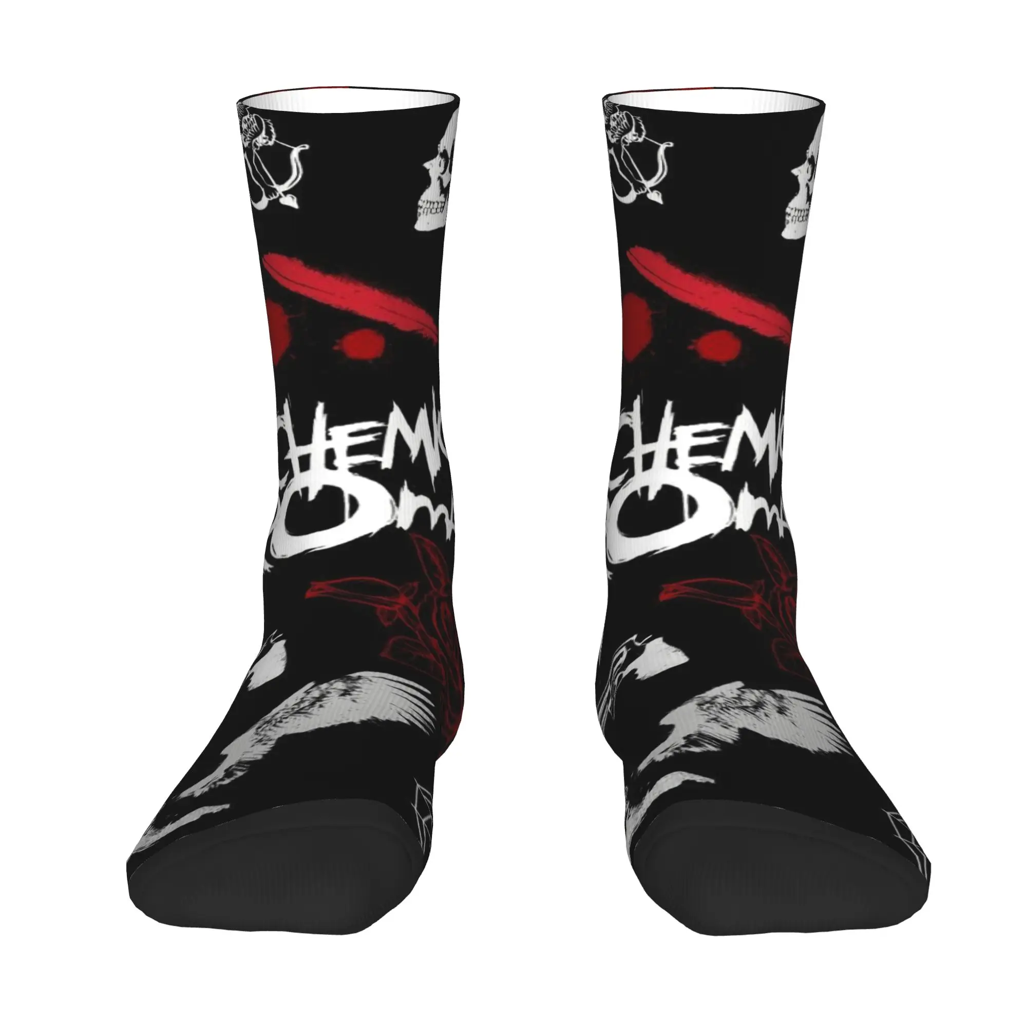 Custom My C-Chemical Romances Dress Socks Men's Women's Warm Fashion  Crew Socks