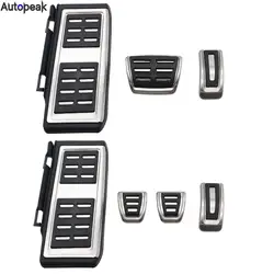 Car Accessories Stainless Steel  Accelerator Gas Brake Pedal Cover For VW Golf MK7 5G GTI R Polo MK5 6R Passat B8 3G T-Roc Audi