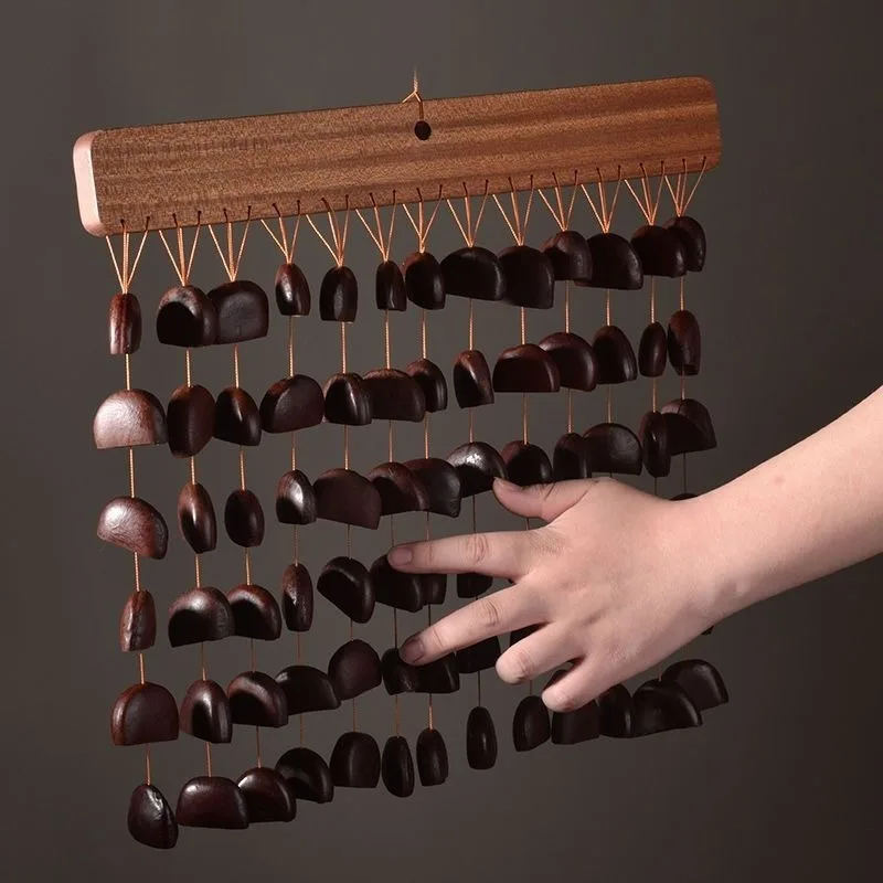 

Nut Shell Wind Chimes Outdoor Hand Bells Meditation Sound Healing Sound Bundle String Bell Accompaniment Percussion Instruments