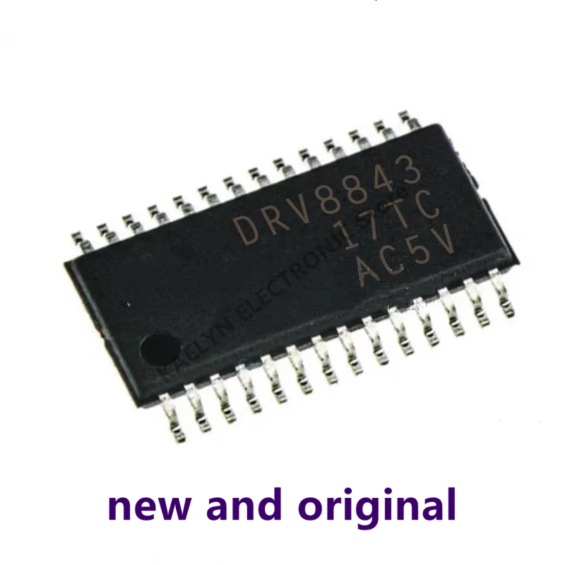 5-10pcs/lot New and Original DRV8843PWP DRV8843   Bipolar Motor Driver Power MOSFET Parallel 28-HTSSOP