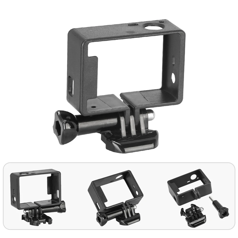 Hongdak Frame Mount for GoPro Hero 4 3+ Protective Border Black Frame Case Camcorder Housing Case  Action Camera Accessories