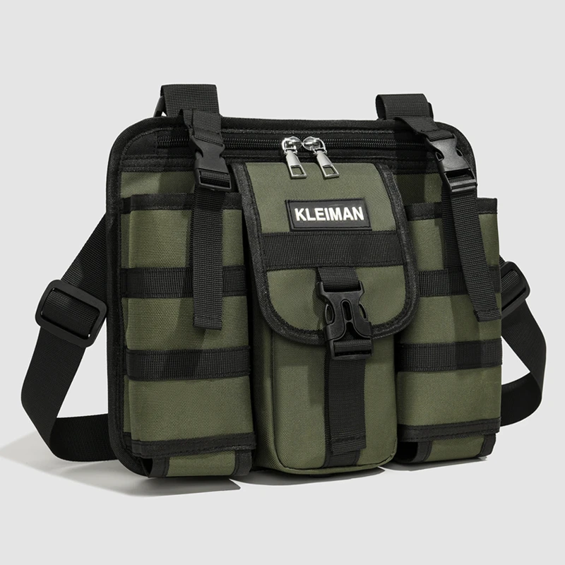 

Outdoor Sport Chest Bag Anti-theft Waist Bag Hip Hop Streetwear Versatile Casual Multi-pocket Tactical Vest Bags for Men