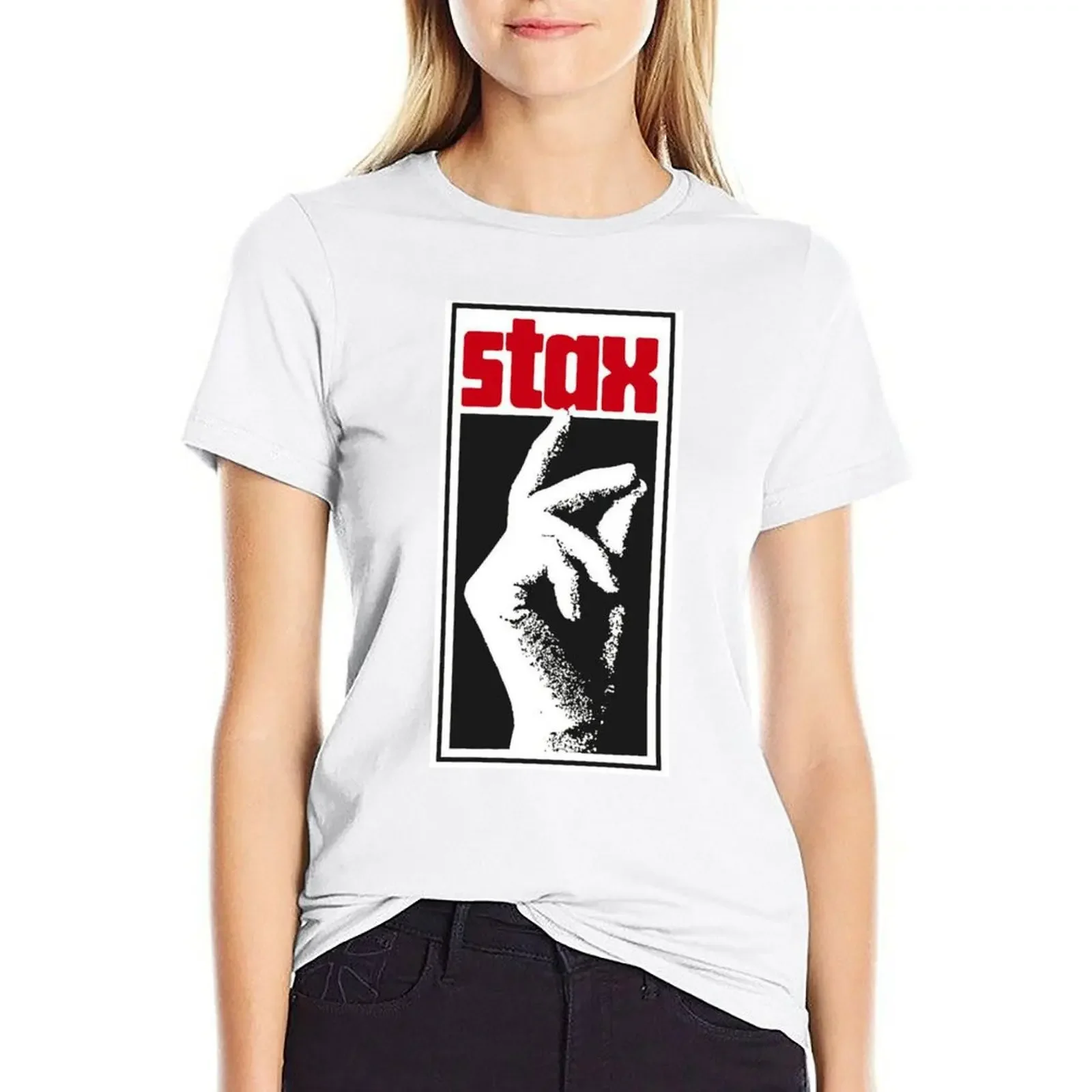 

Stax Records T-shirt anime clothes aesthetic clothes oversized woman t shirt