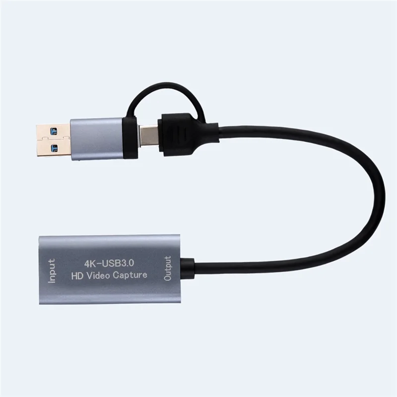 

Ingenious-USB3.0 Video Capture Card 4K -Compatible To USB Type C For Gaming Live Streaming