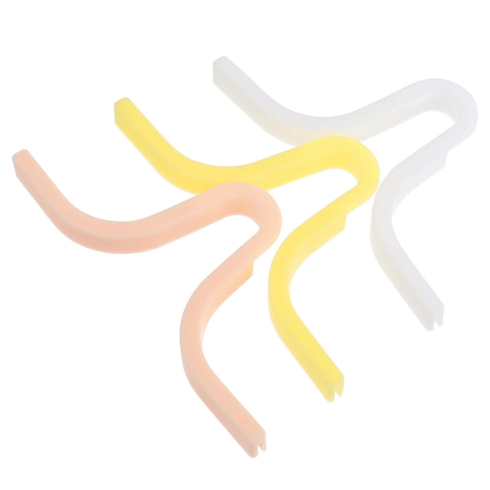 

3pcs Fog Nose Bridge Strip Lightweight Safe Plastic Mask Clip Sealing Glasses Pad Nose Clip For Mask Daily Replacement