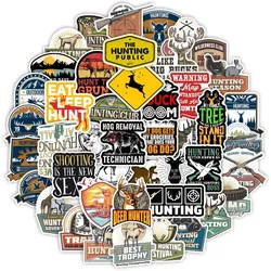 10/30/50/100pcs Go Hunting Stickers Waterproof Skateboard Motorcycle Guitar Luggage Laptop Bicycle Sticker Kids Toys