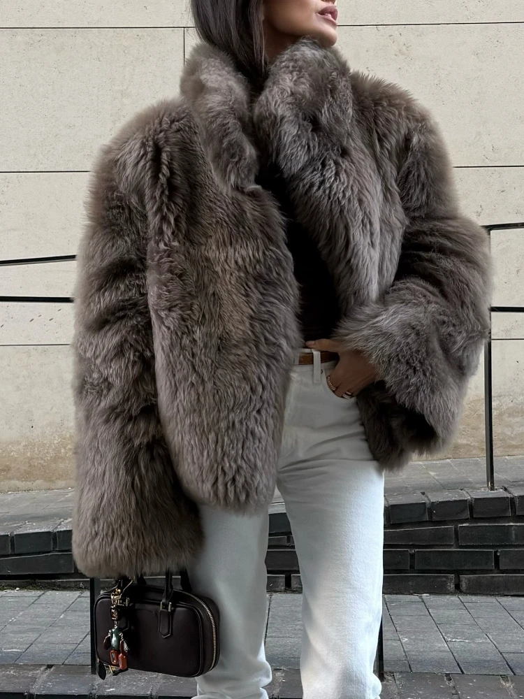 Рисунок 2 - Женское шикарное свободное меховое