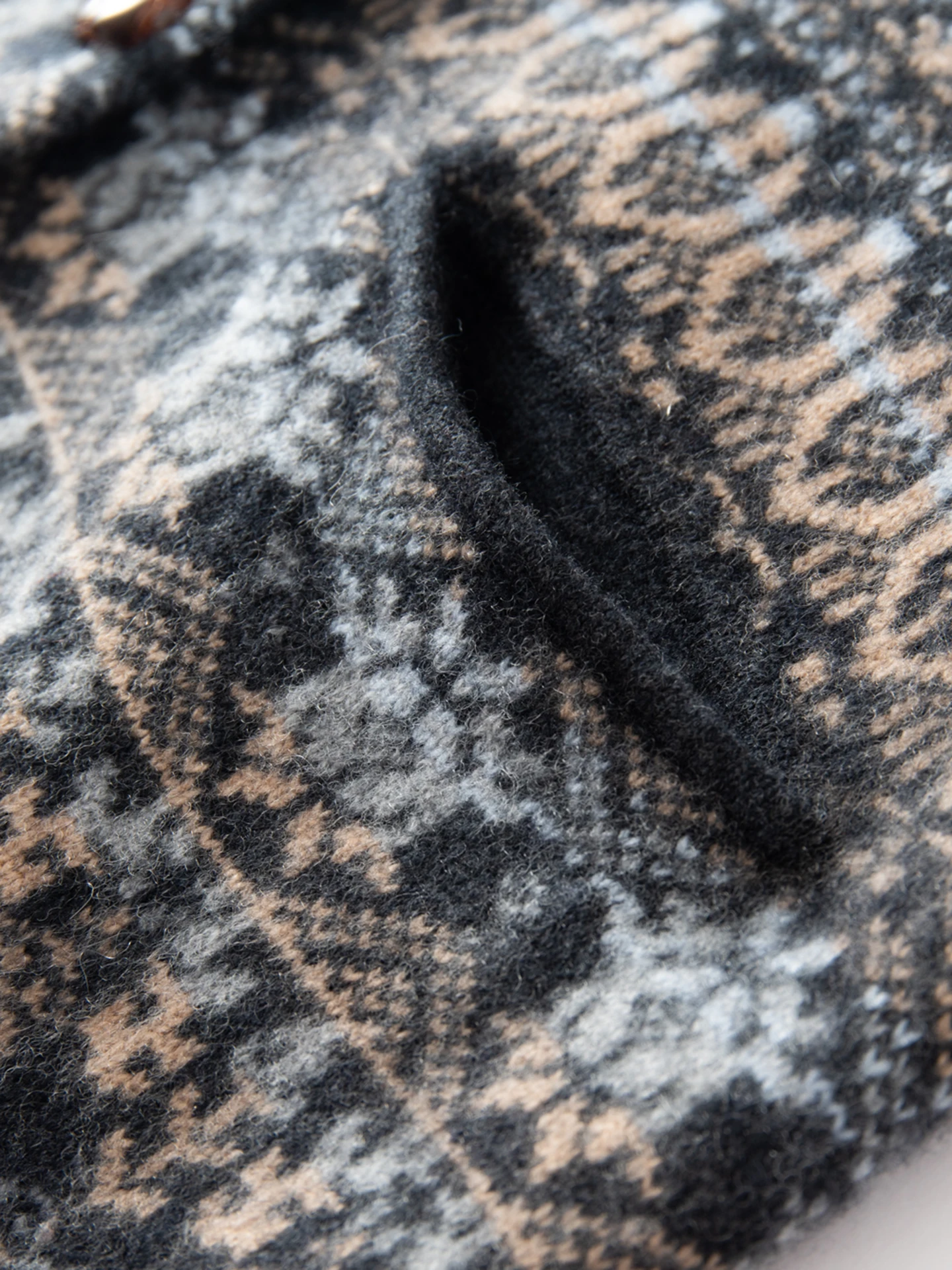 

TLOML Women's 100% Cashmere Sweater Vintage O-neck Jacquard Cardigan Autumn Winter Soft Warm Cashmere Knitwear Casual Style Tops