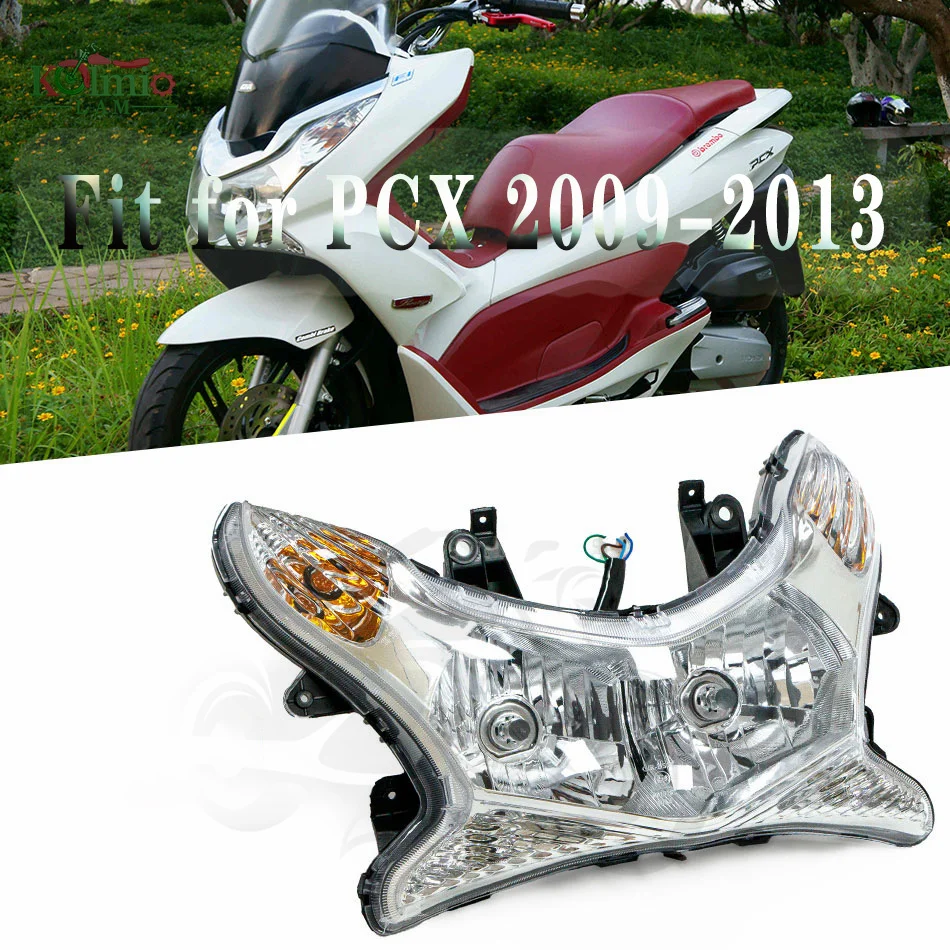 

Fit for 2009 - 2013 HONDA PCX125 PCX150 Motorcycle HeadLight Assembly Headlamp PCX 125 PCX 150 2010 2011 2012 Head Light