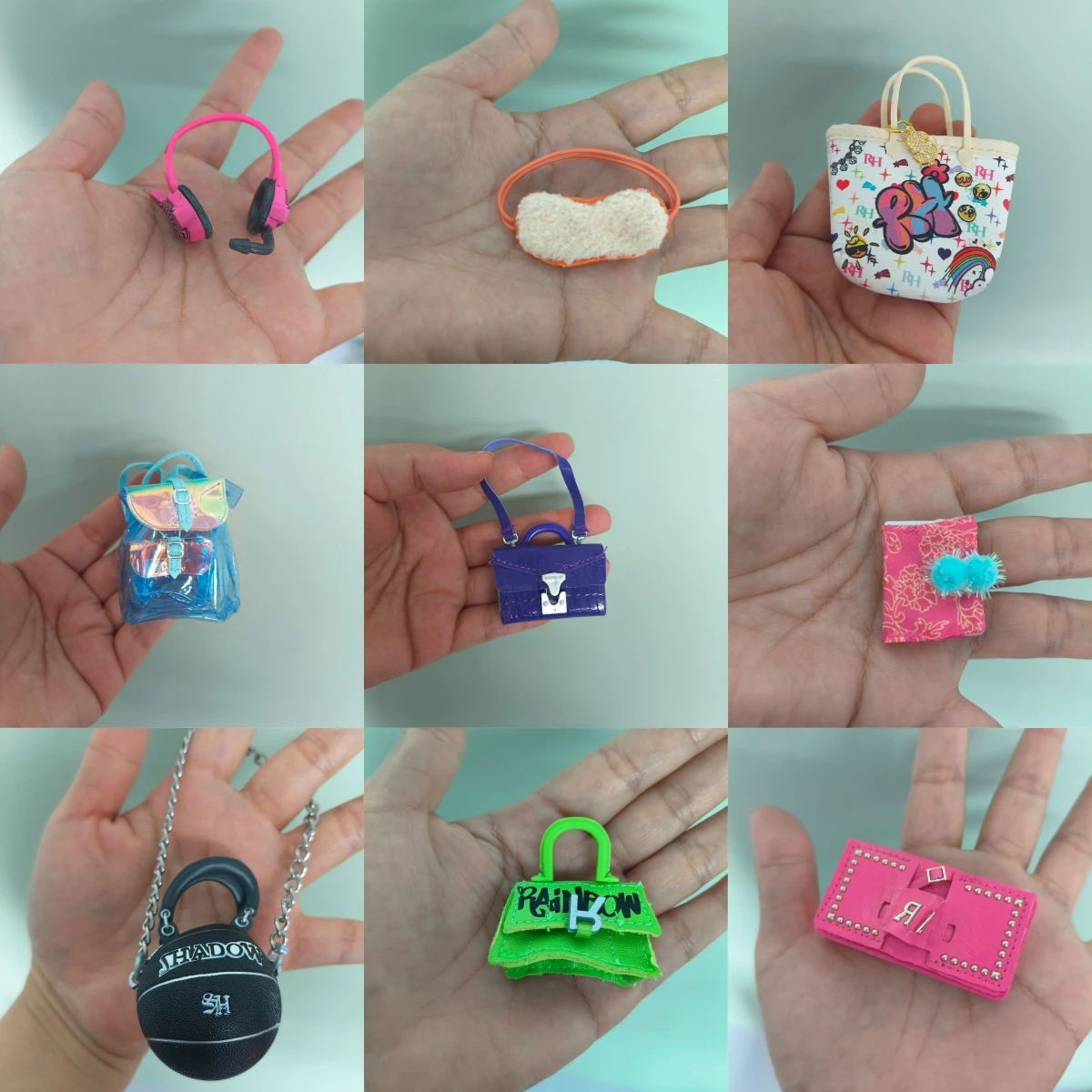 S18 los accesorios del bolso sombrero para muñeca Bratz 1/6 Rainbow High muñeca moda muñeca fresca