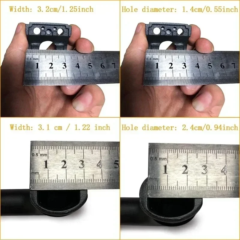 Base para salpicadero de patinete eléctrico, bloque de presión, anillo de tracción, tornillo, piezas de hebilla plegable, adecuado para Xaomi