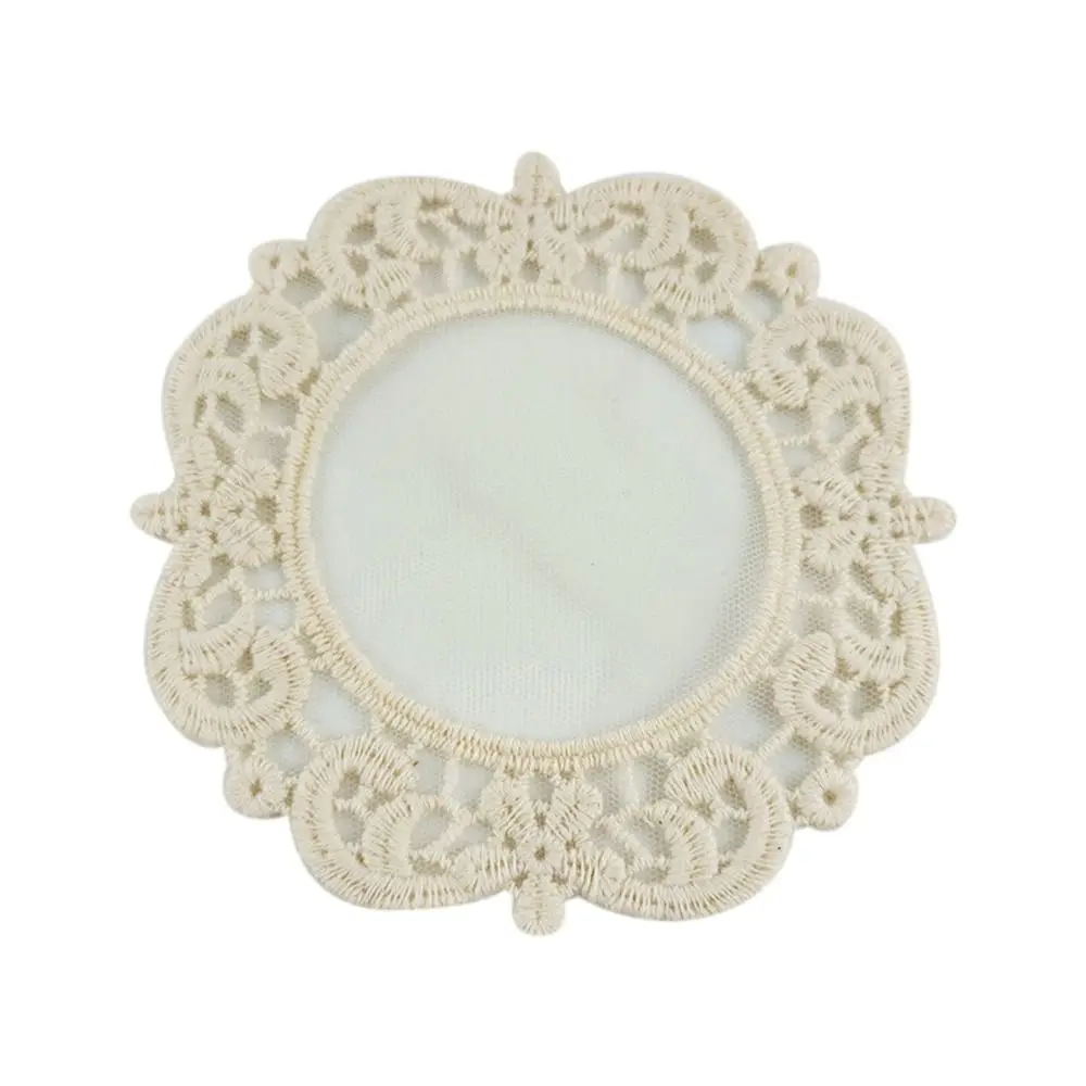 

Napkin Lace Embroidered Coaster Kitchen Accessories Party Wedding Home Decorations Table Cover Anti-scald Retro Vintage