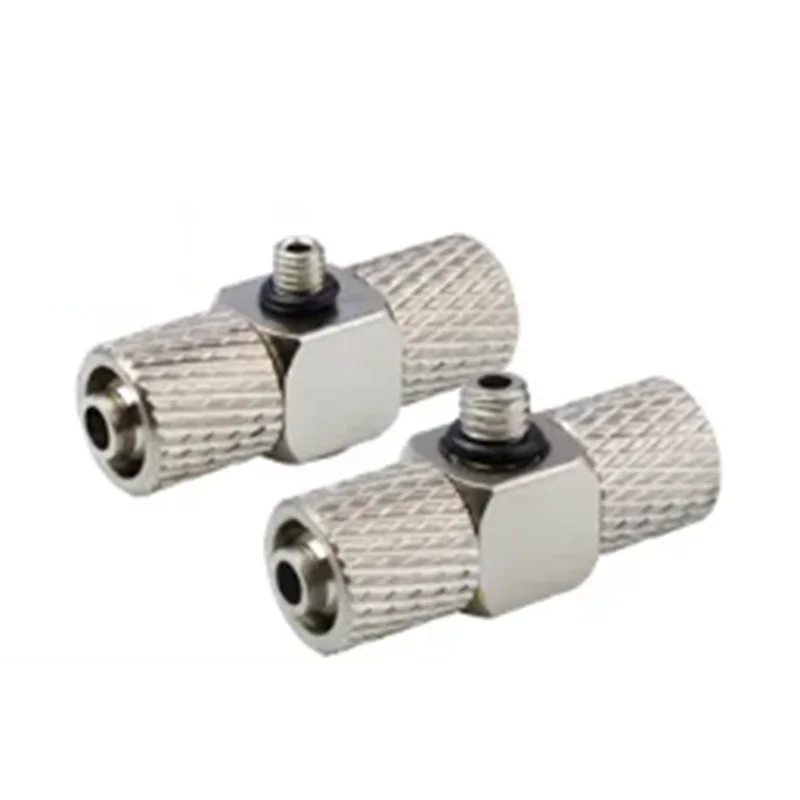 10 pieces PB Pneumatic connector micro quick twist elbow tee M5 mini cylinder trachea quick screw pneumatic fitting push fitting