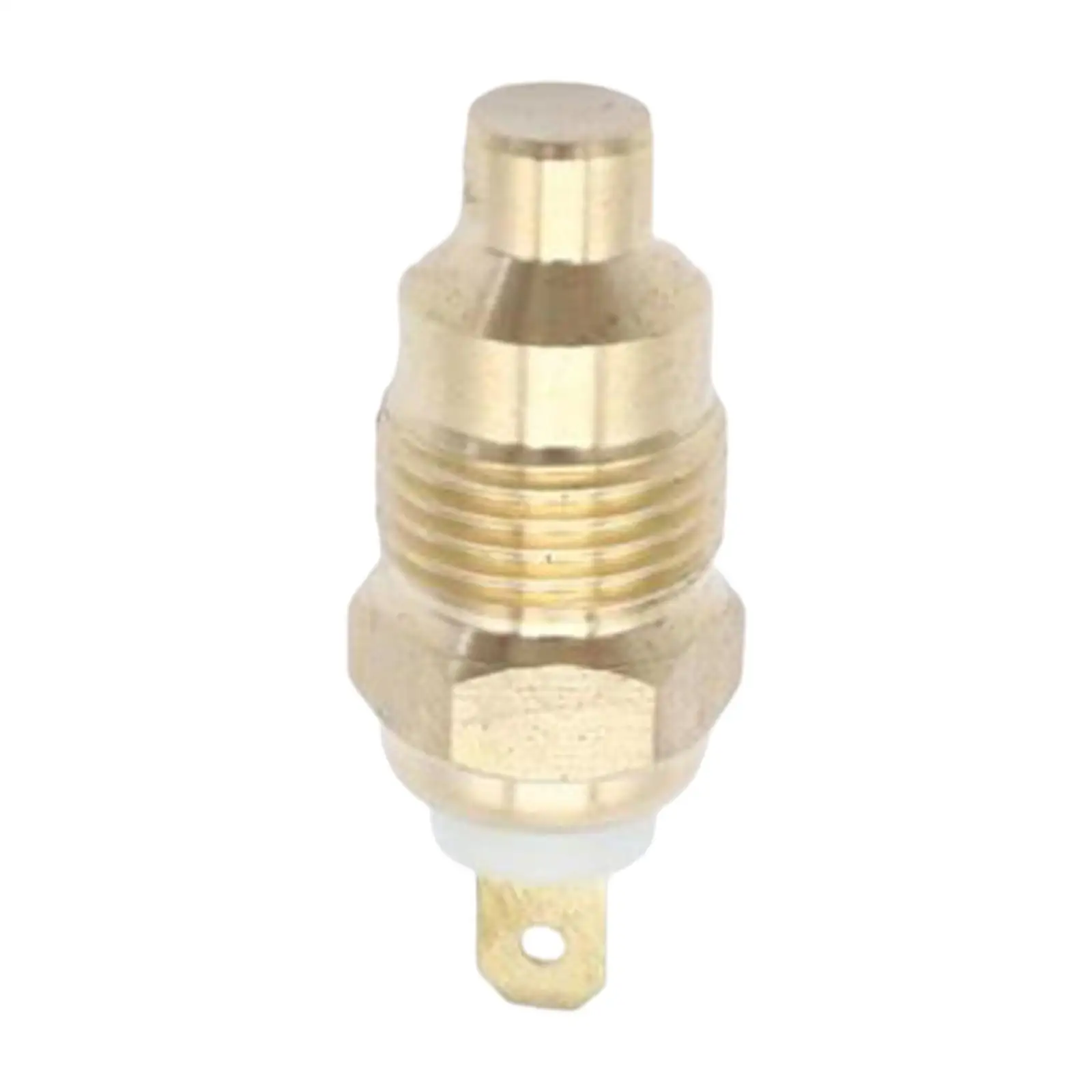 

Gold Air Temperature Sensor Intake Water Temp Sender Replacement Copper Fitting for Car Diagnosis