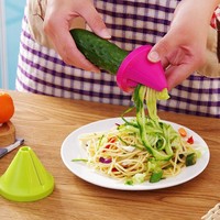 Spiralizer Vegetable Slicer Spiral Peeler Cutter Fruit Manual Potato Carrot Radish Rotating Grater Multifunction Kitchen Tool