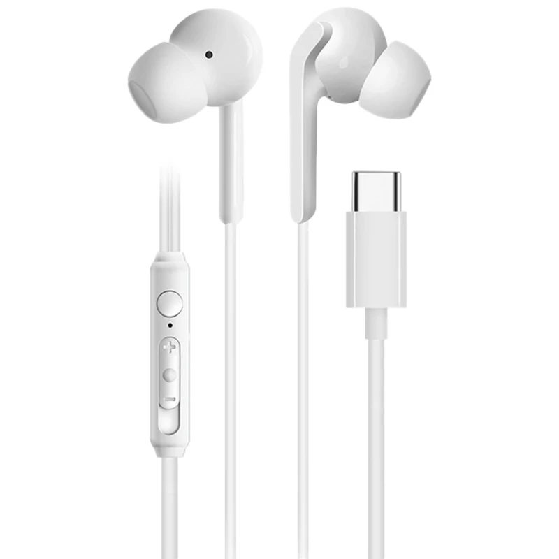 

15YA USB C с кабельным управлением, наушники-вкладыши, наушники-вкладыши, проводные наушники