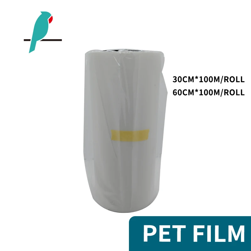 Imagem -02 - Pet Film Rolo para Impressora Dtf np Melhor Qualidade 30cm 60cm 100m