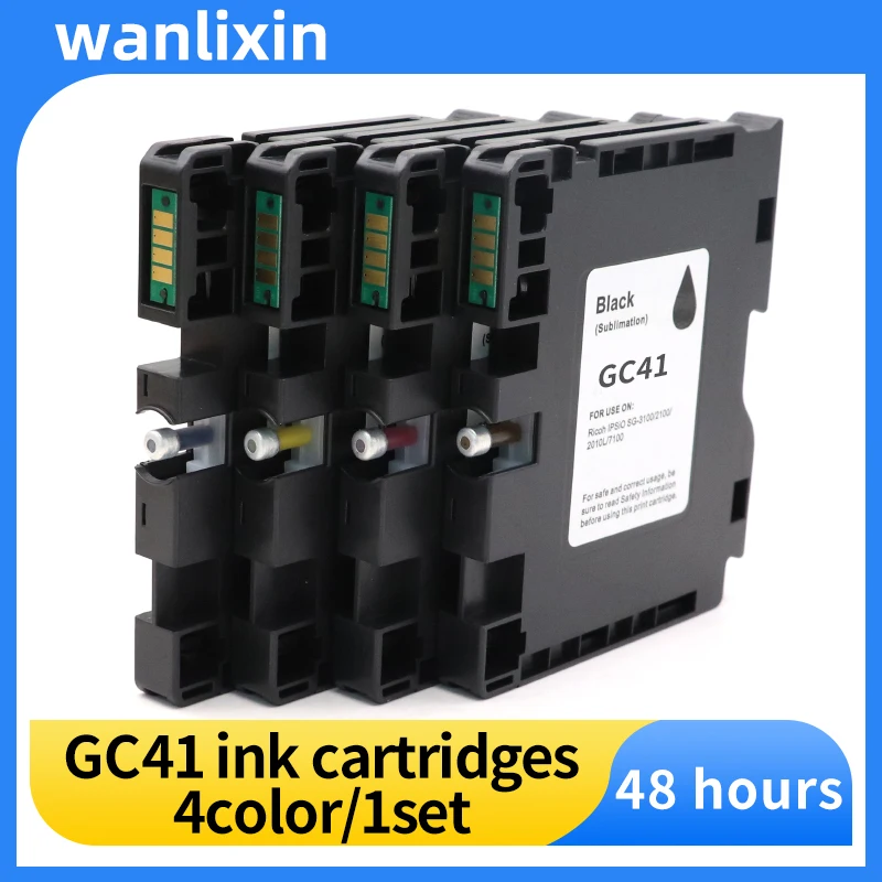 4color/1set GC4 Ink Cartridge Compatible for Ricoh IPSiO SG3100/SG2100/SG2100L/SG2010L/Aficio SG3110DNW/SG2100N/SG3100SNW ink