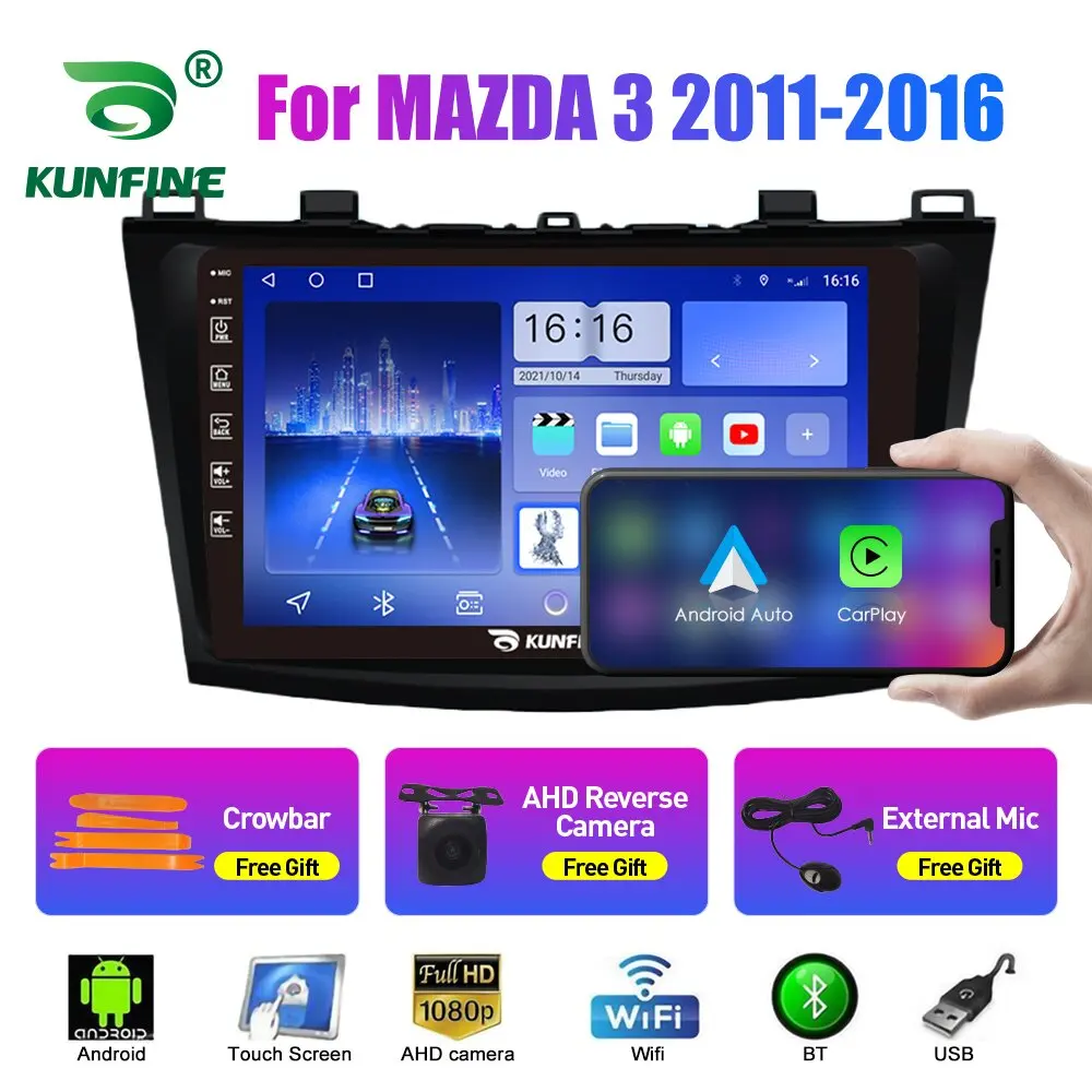 Car Radio For MAZDA 3 2011- 2016 2Din Android Octa Core Car Stereo DVD GPS Navigation Player Multimedia Android Auto Carplay