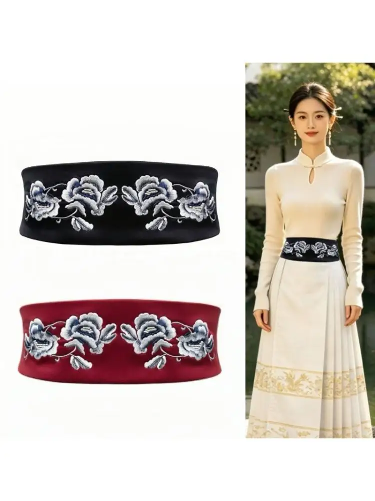 39bd-decorative-waist-wrap-with-embroidered-front-detail-traditional-outfit-belt-for-costume-dressing-and-festival-wear