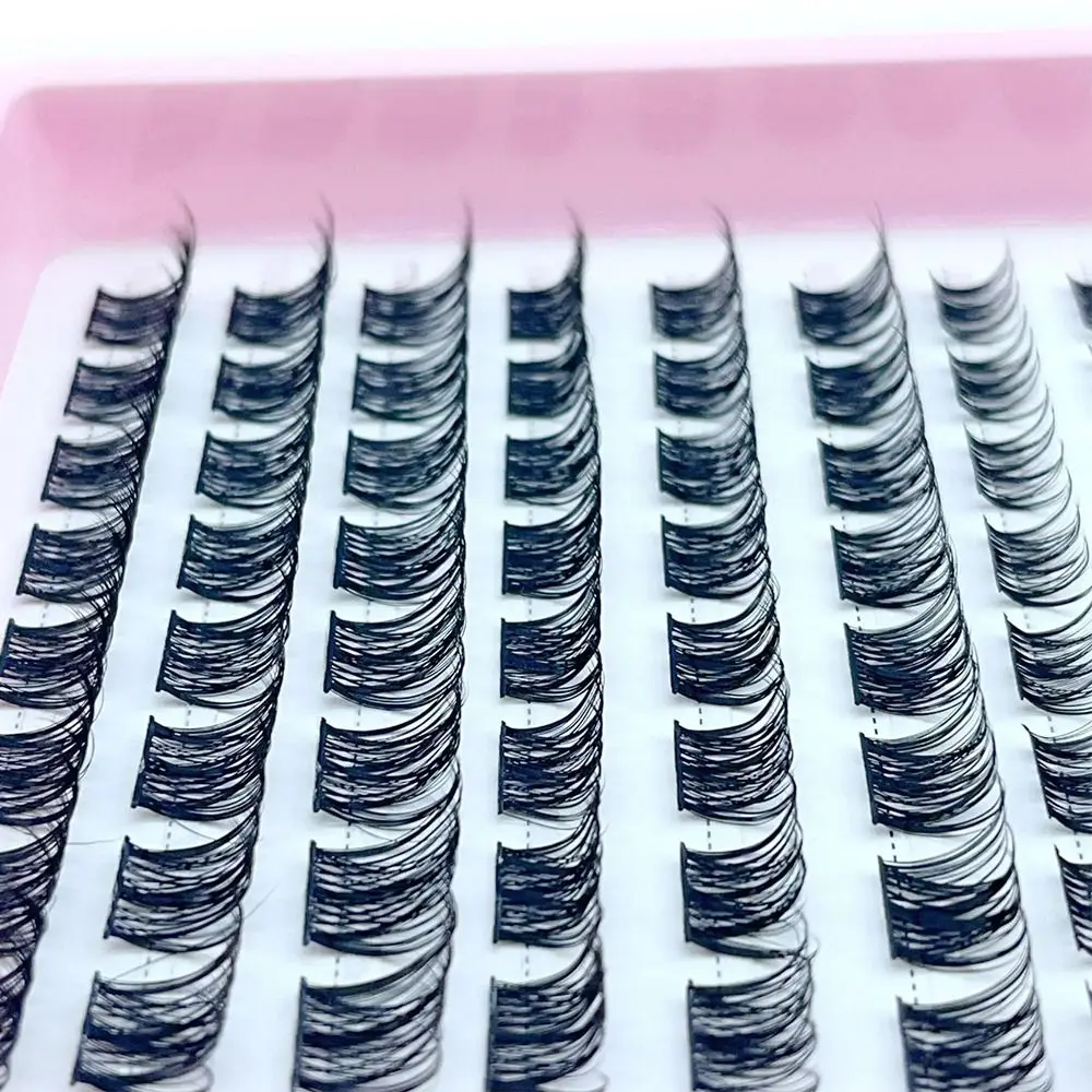 New Mixed Length Cluster Lashes Fluffy Thick Individual Lashes DIY Handmade False Eyelashes Eyelash Extension