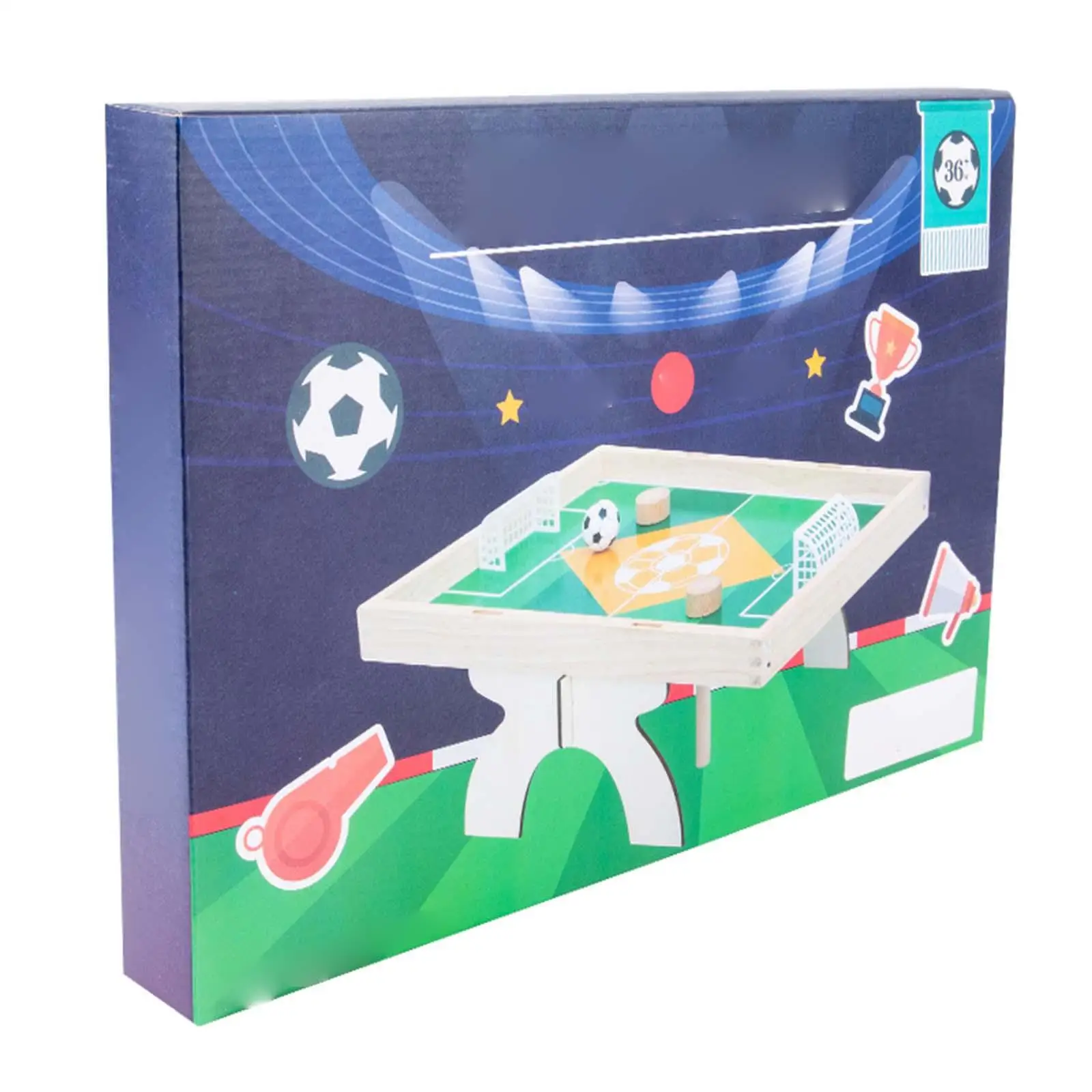 Small Double Sided Board Tabletop Football Game Flying Chess Educational Toys Interactive Table for Adults Children Age 7+