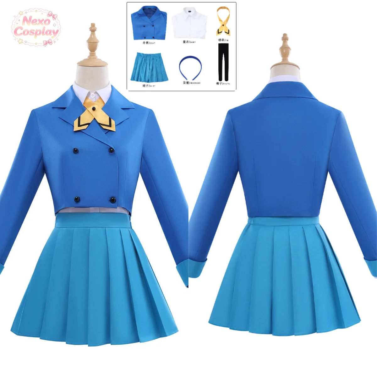 Costume de Cosplay Magic Knight Rayearth Umi, style Anime, vêtements pour femmes, NexoCosplay
