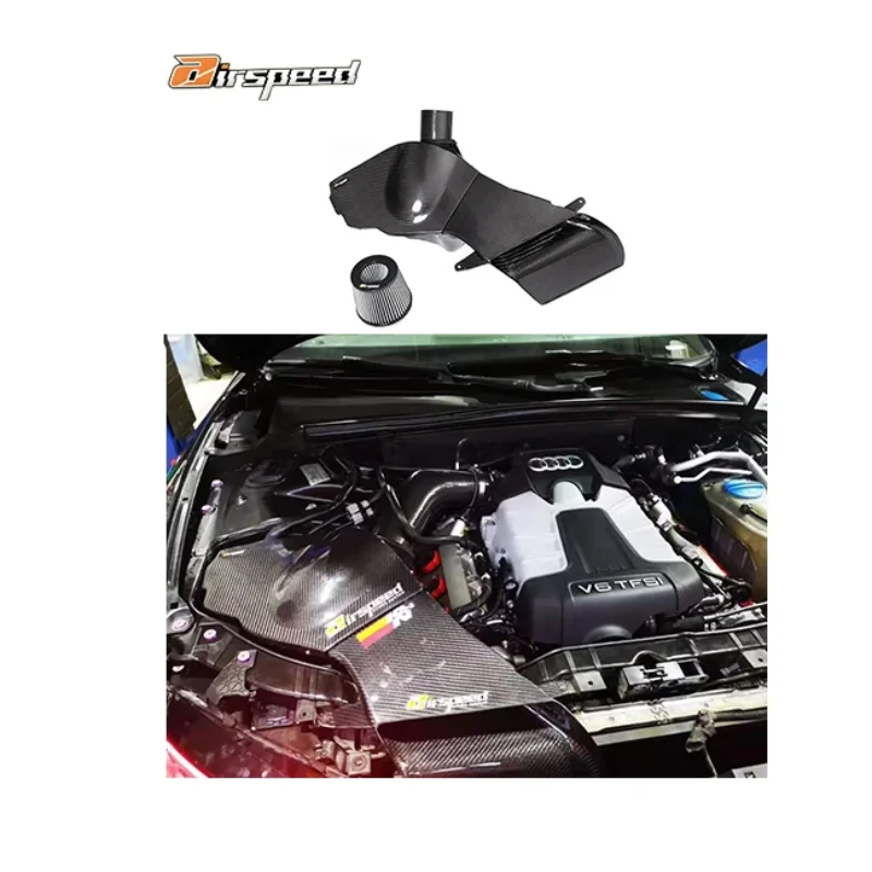 Airspeed Original Design Style 100%  Carbon Fiber Cold Air Intake System For audis S5 B8 B8.5 EA837 2.5L 3.0T