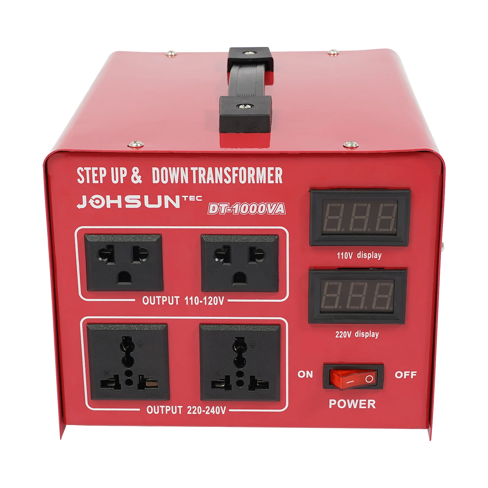 1000W Digital Voltage Converter Power Transformer Step Up/Down Transform 100-120V 220-240V Exchange Most Household Appliances